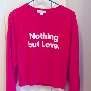 Spiritual Gangster Pink Sweatshirt Size L